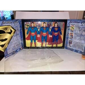 VINTAGE 96’ Kenner DC Comics The History of Superman Collection 3 Figure  NEW